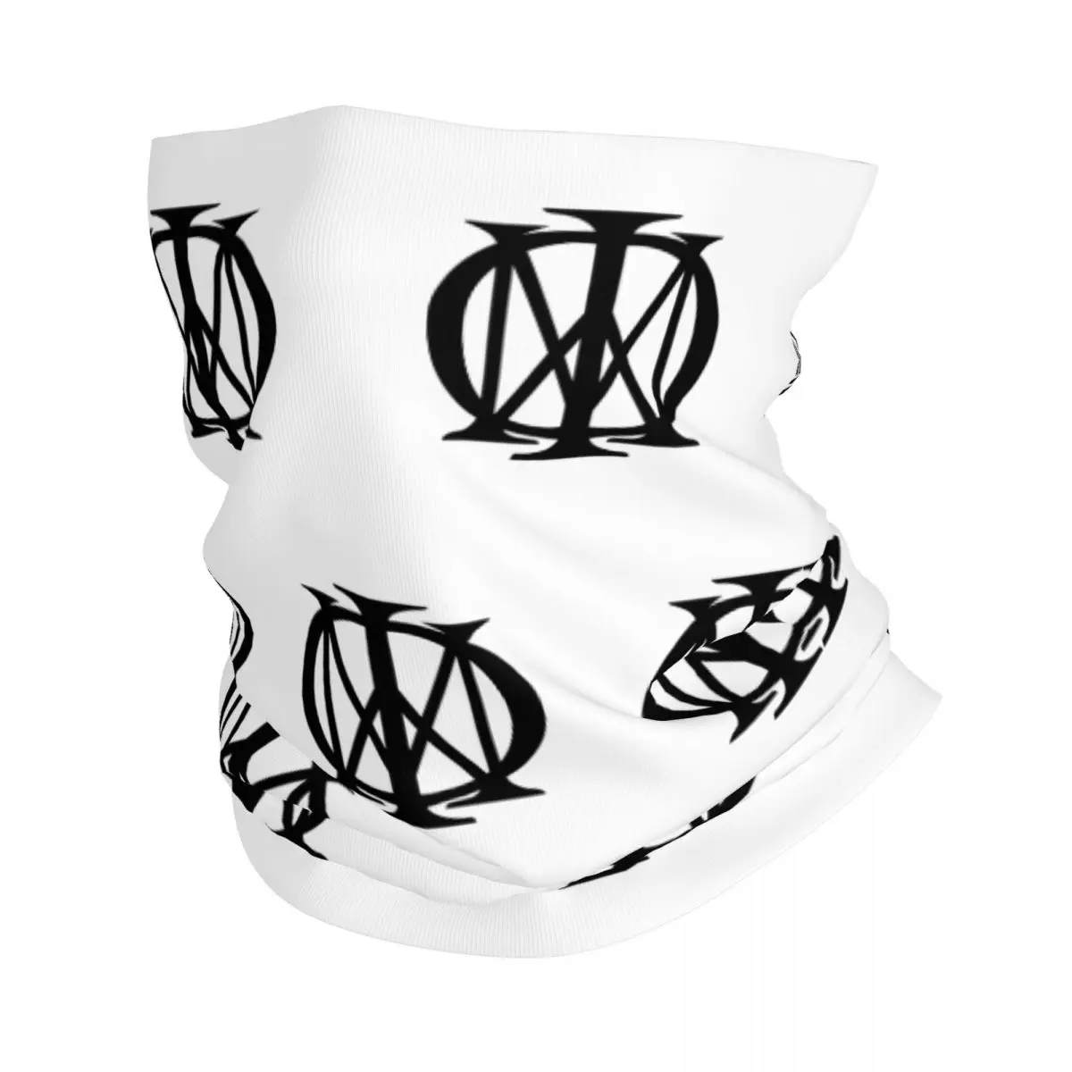 Black Dream Theater Logo Bandana Neck Cover Printed Wrap Scarf Multi-use Headband Cycling Unisex Adult All Season