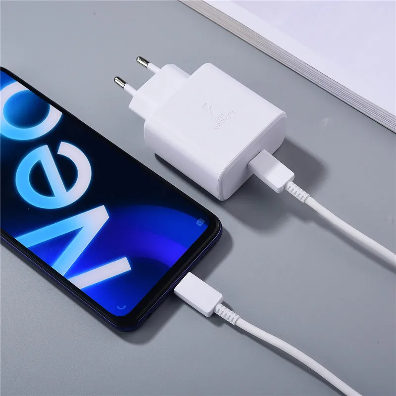 45W Super Fast Charger EU US PD USB C Plug For Samsung Galaxy S26 S25 S24 Ultra S23 S22 Z Fold6 Flip5 Tab S9 EP-TA845 Adapter view 5