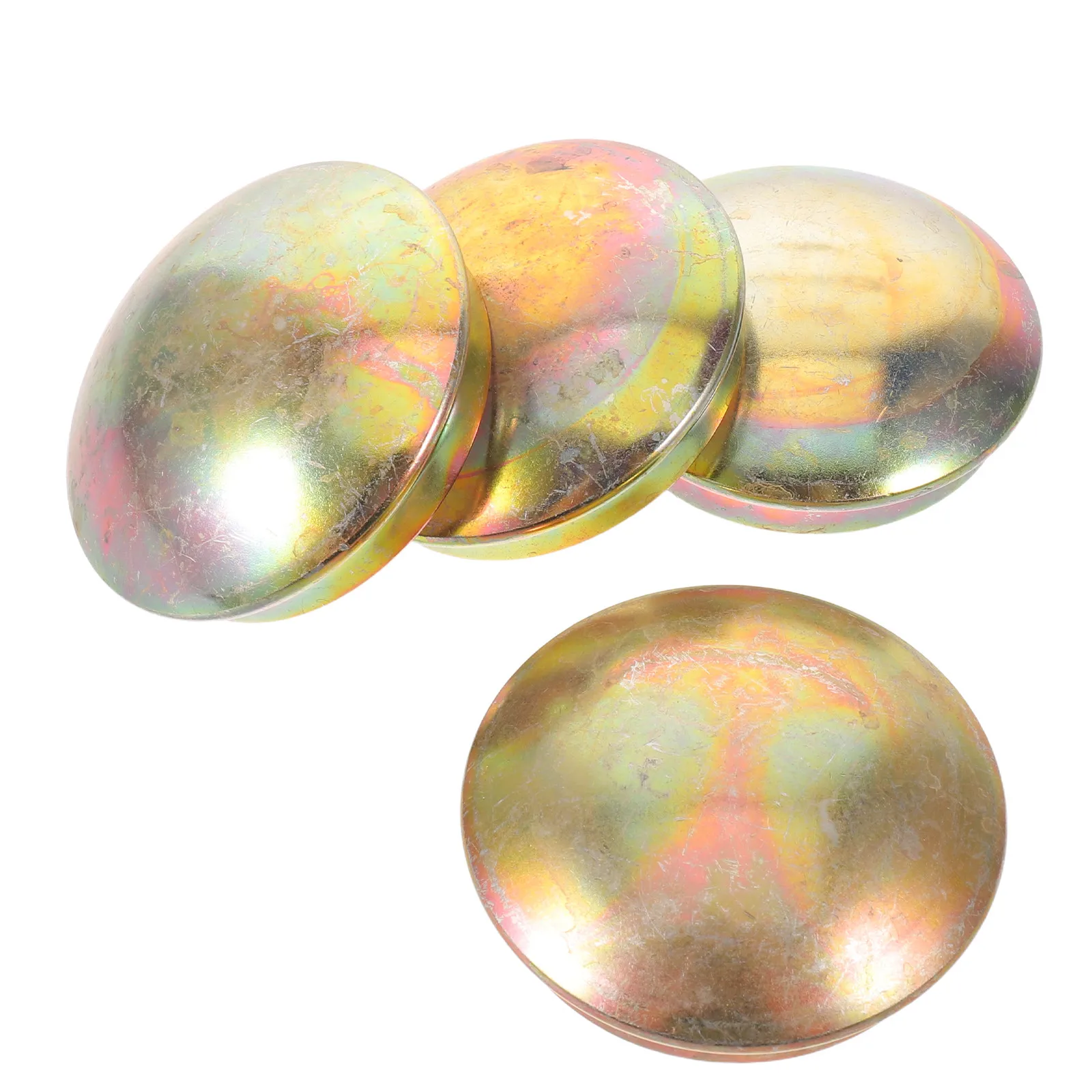 4Pcs Forklift Wheel Hub Caps Metal Dust Grease Covers 74Mm Id Heavy Duty Bearing Protector Cap for 3 Ton Forklift Truck Trailer view 2