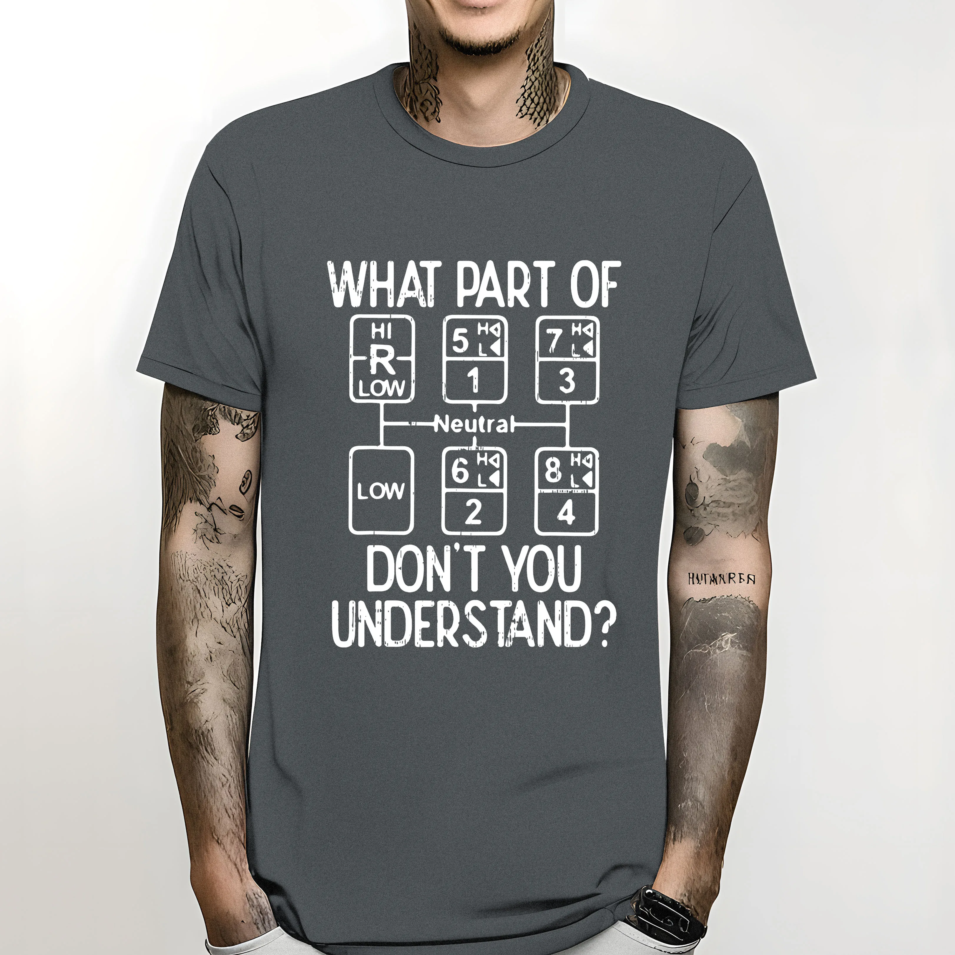 What Part Dont You Understand Rife Casual Cotton Mens T Shirt Cool Truck Gear Trucker Driver Gift T-Shirt harajuku men clothing