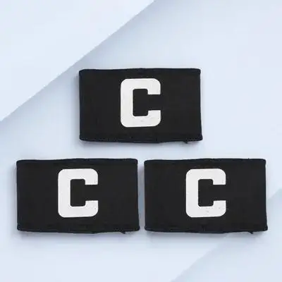 

3 Pcs Captain's Logo Football Equipment Armbands Captains Small Colour Soccer Adult Sports Black Child