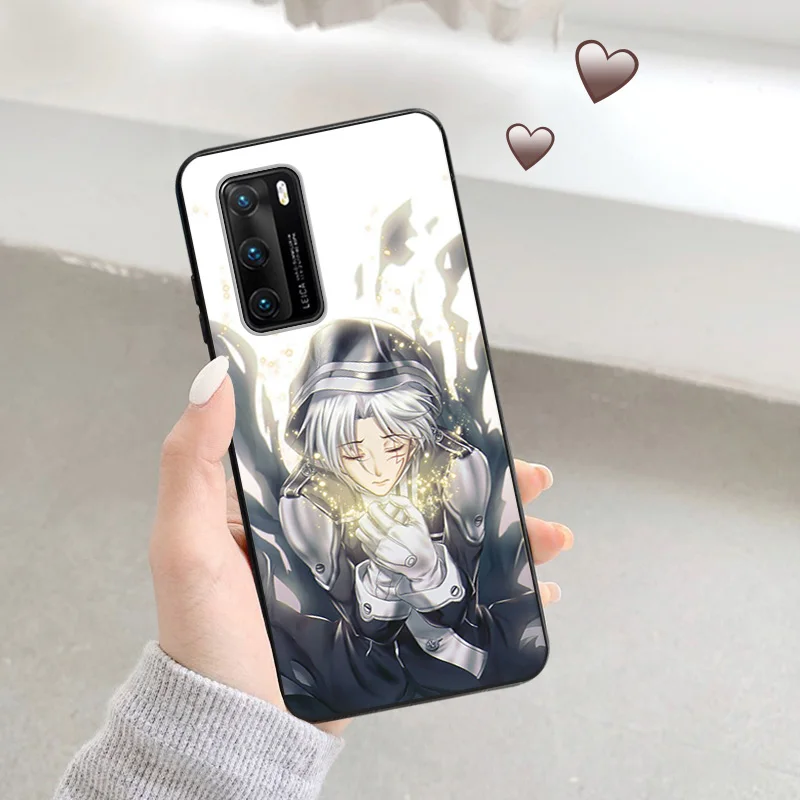 Ultra Thin Soft Case For Huawei P40 P30 P20 P Smart Moto G200 G30 G31 One Fusion Tokyo Ghoul D. GRAY-MAN Black Color Back Cover