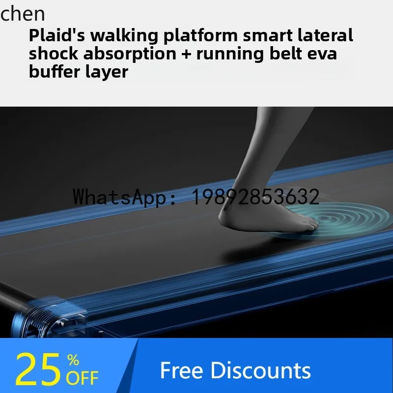 

Tablet Treadmill Small Home Silent Indoor Fitness Weight Loss Foldable Walking Machine