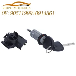 90511999 Ignition Starter Switch Barrel Lock With 2 Keys Car 0914861 0913652 0913694 0913619 For OPEL CORSA COMBO C B MK2