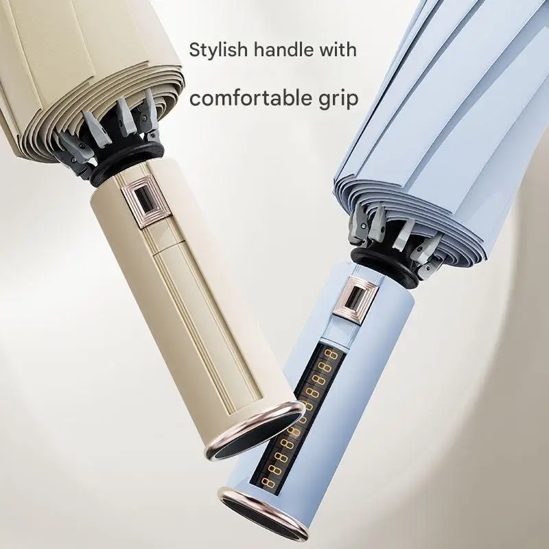 Полностью автоматический анти-потерянный парковочный знак, зонт обратного хода, увеличенный усиленный утолщенный непромокаемый складной зонт для автомобиля