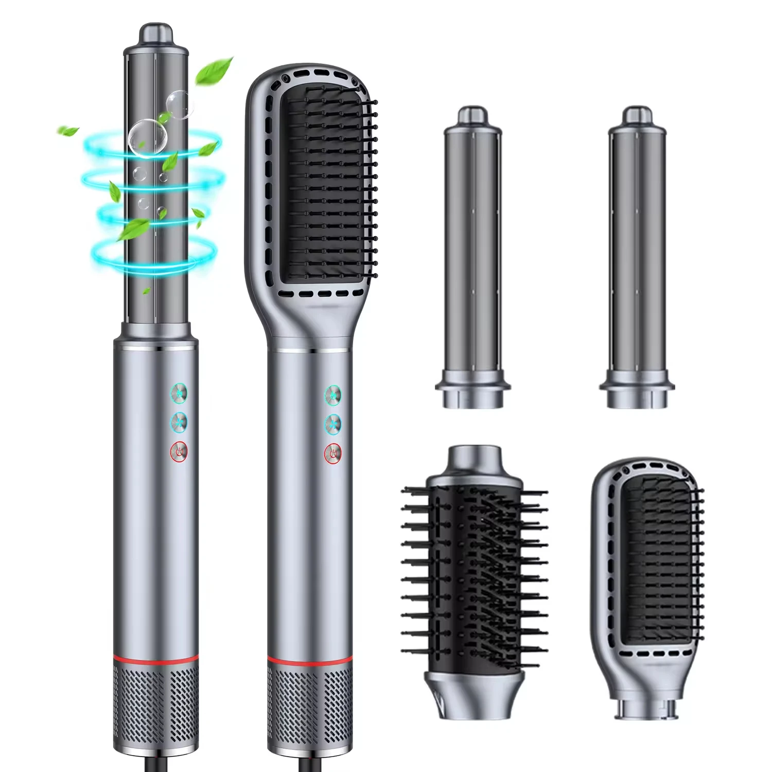 5 in 1 스타일러 원스텝 고속 헤어 드라이어 전문 헤어 스트레이트너 컬러 스타일링 도구 음이온 헤어 핫 에어 브러쉬