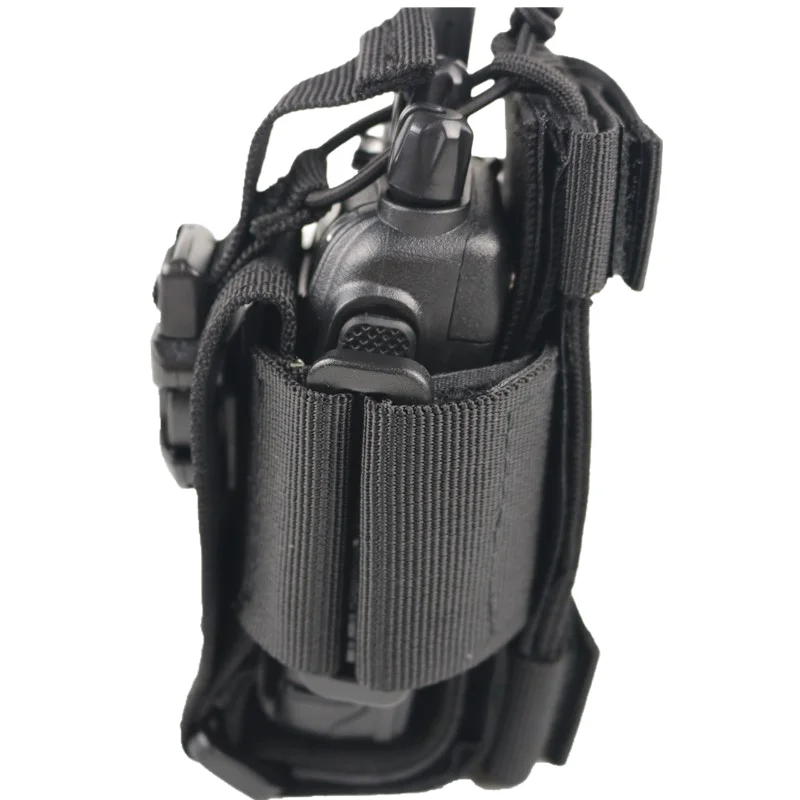 Bolsa Molle para Walkie Talkie, Coldre Flexível Universal para Rádio Sem Fio, Suporte de Porta para Estação Motorola, Capa para Dispositivo de Comunicação