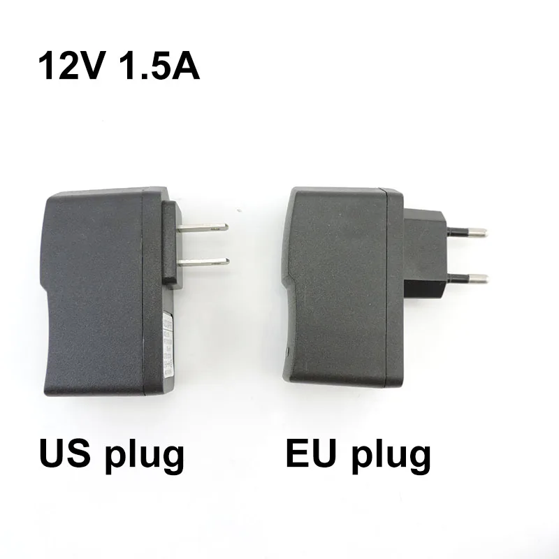 12v 1A 1000ma 1.5a 1500ma AC to USB Port DC Power plug Adapter supply Charger type a Charging For LED Strip Lights US EU plug