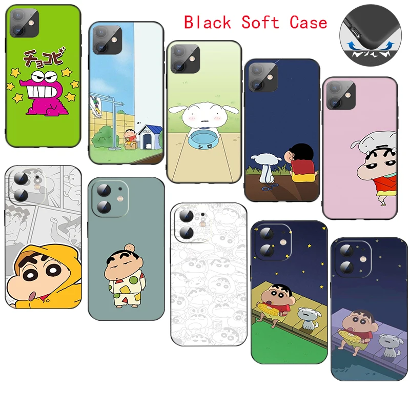 CR25 Crayon Shin Chan Soft Silicone Case for Samsung Galaxy S7  8 9 10 20 Plus FE Ultra Lite  Edge Caver