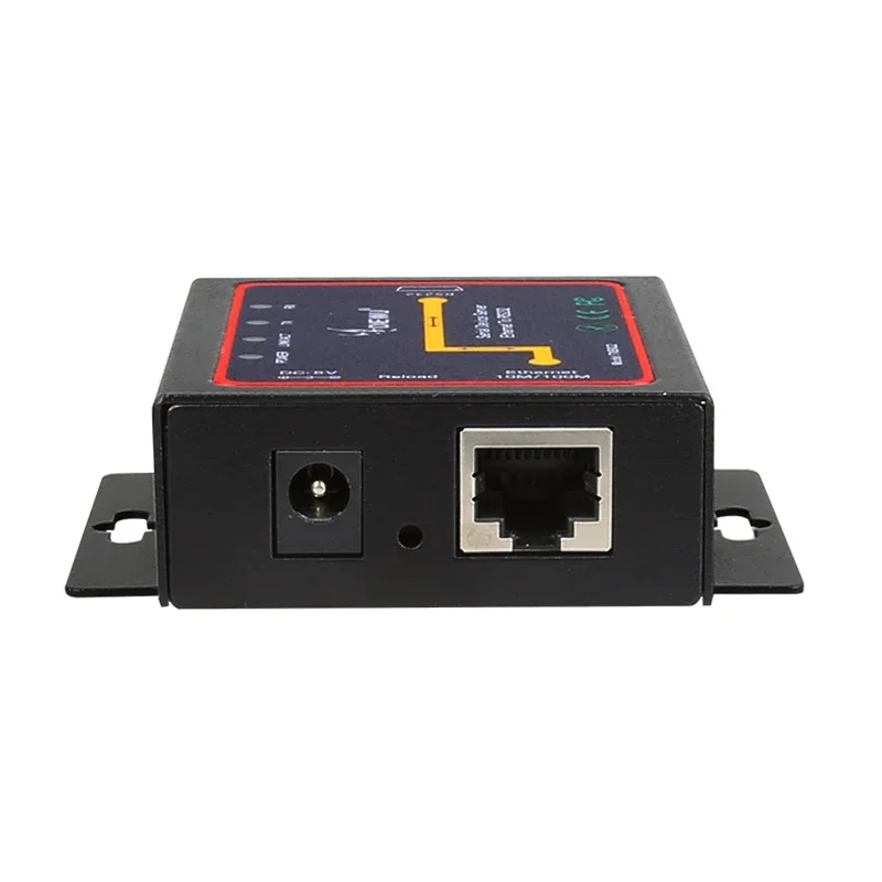 DB9 RJ45 To RS232 Adapter Serial Device Server  Ethernet To RS-232 9Pin TCP/IP Module Communication Converter 300bps-230400bps