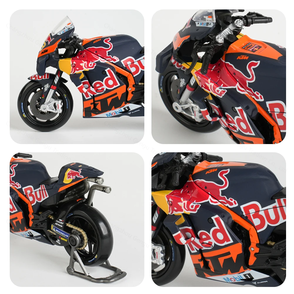 Maisto 1:18 2023 GP Racing Red Bull KTM Factory Racing Gegoten Voertuigen Collectible Motorcycle Model Speelgoed