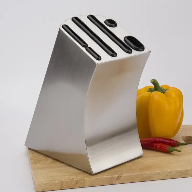 

High Quality Stainless Steel Kitchen Knife Stand Holder Storage Multifunction Kitchen Drainage Cutlery Rack Organizer Rack