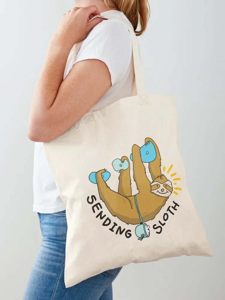 Rock Climbing Sloth Tote Bag shopper bags for women canvas tote bag Tote Bag