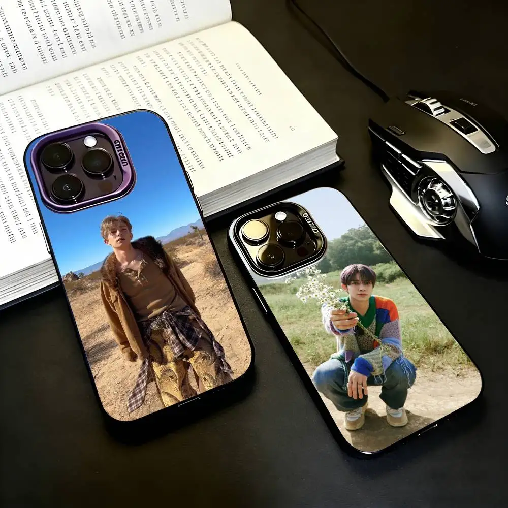 

COOL H-Heeseung-NG Black Candy silver phone case Phone Case For iPhone17,16,15,14,13,12,11 Plus,Pro Max