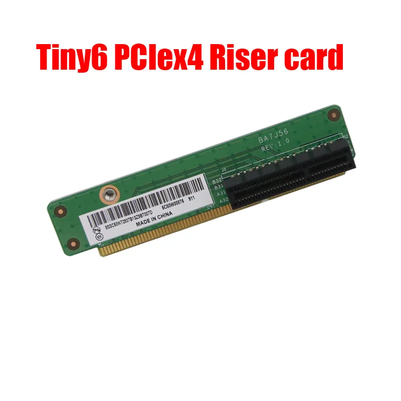 

5C50W00876 Tiny6 PCIex4 Riser Card для Lenovo ThinkCentre M90q M90q Gen 2 Desktop P340 P350 для крошечных для рабочей станции для Thi