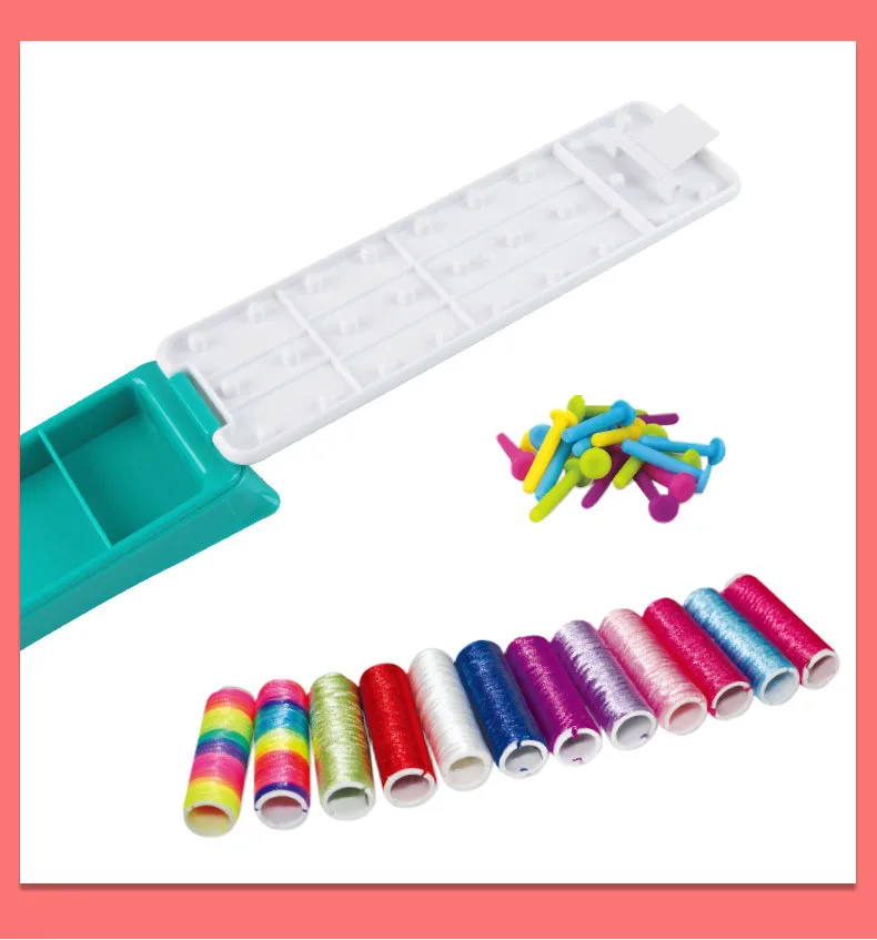 Friendship DIY Bracelet Making Kit For Girl Jewelry Loom Braid Bracelet Maker Arts and Crafts Jewelry Making Toys