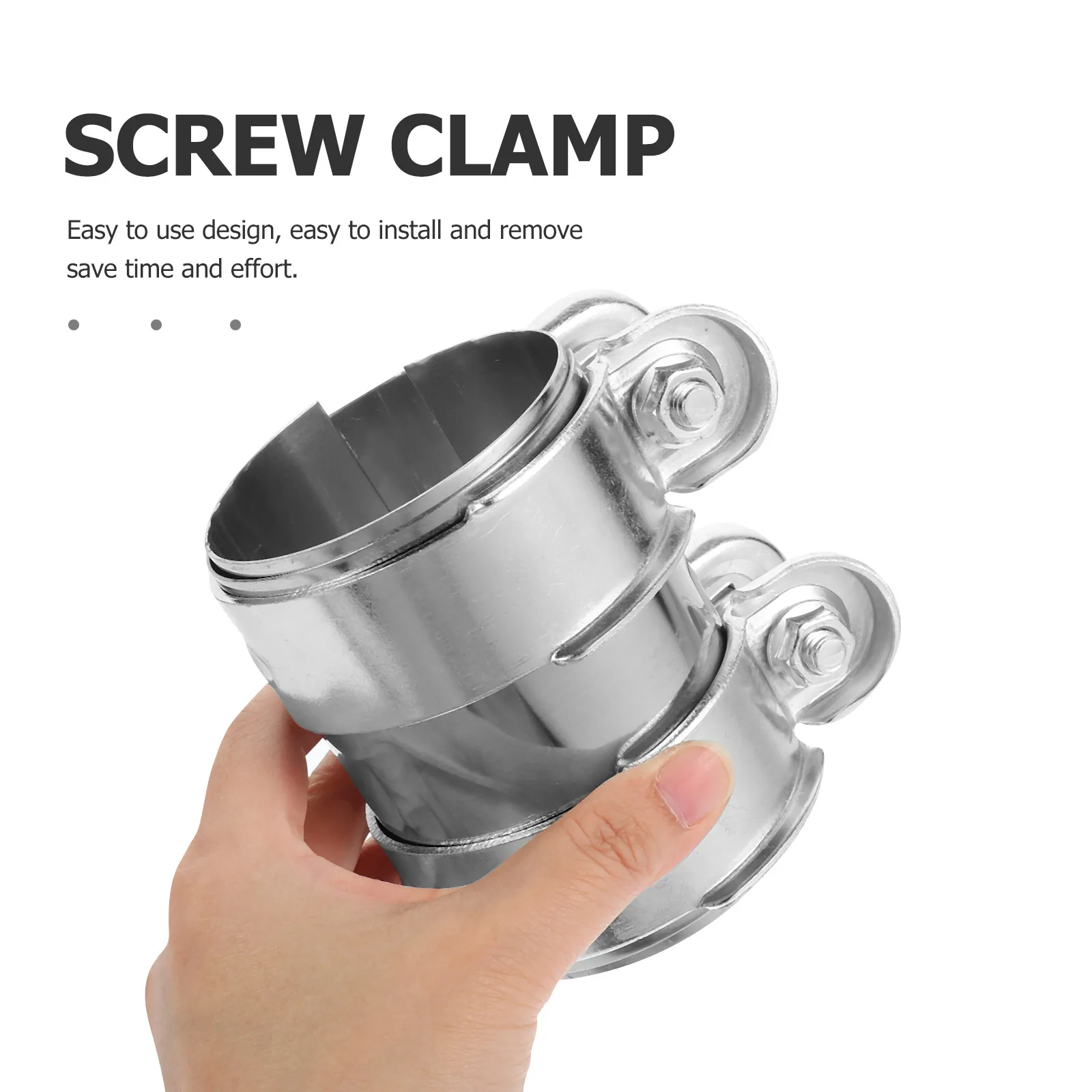 

Stainless Steel Exhaust Clamp 2.5 Inch Turbo Pipe Fixing Band For Car Muffler Automotive Clamps Repair Engine Parts