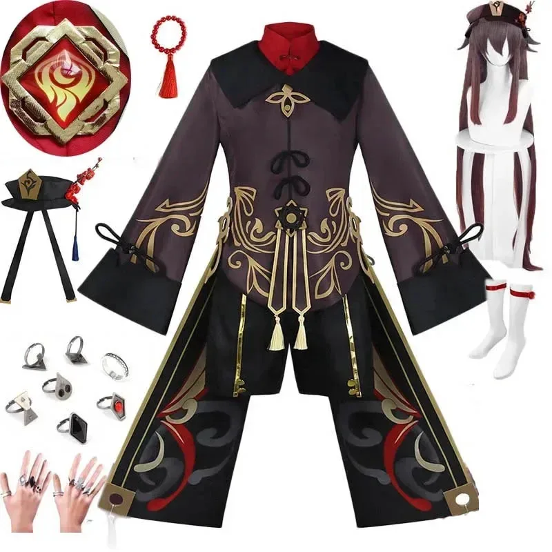

Hu Dan cosplay costume uniform deluxe suits hat socks wig accessories finger rings hutre outfits