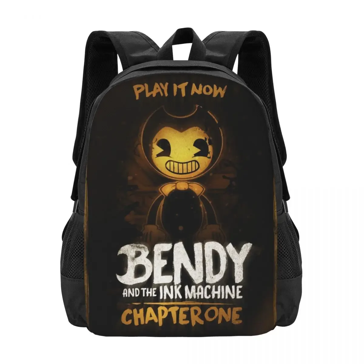 

Bendy N Ink Machine Travel Laptop Backpack Bookbag Casual Daypack College School Computer Bag for Women & Men