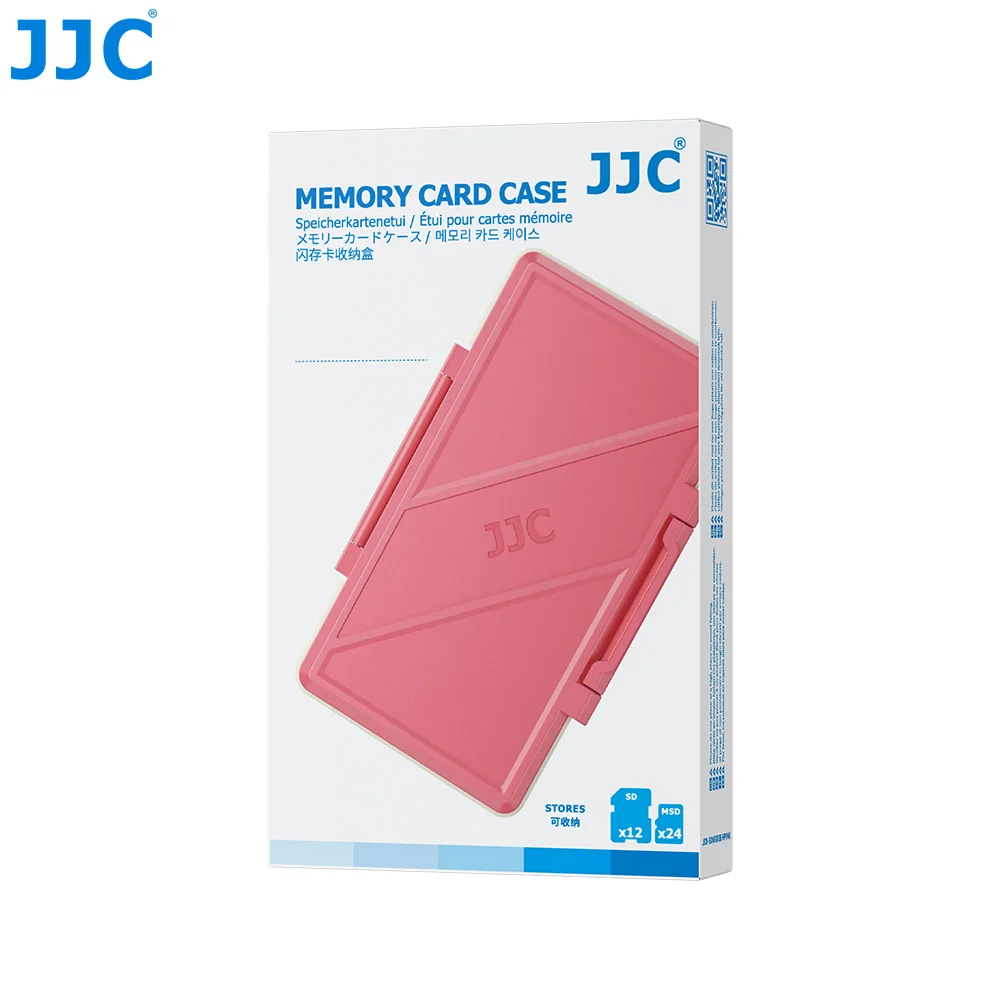 JJC TF-Karten- und SD-Karten-Etui für 24 Micro-SD-Karten, 12 SDXC/SDHC SD-Karten, Speicherkarten-Organizer, Stoßfestes Kartenetui – Detail 9