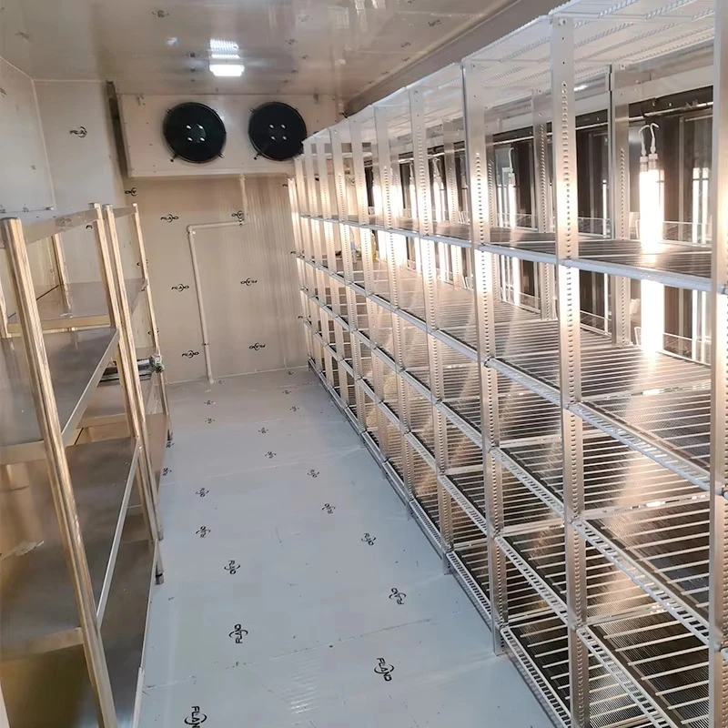 Commercial Walk in Cooler Glass Door Display Beer Cooling Food Storage Fast Cooling Low Noise for Restaurant Custom