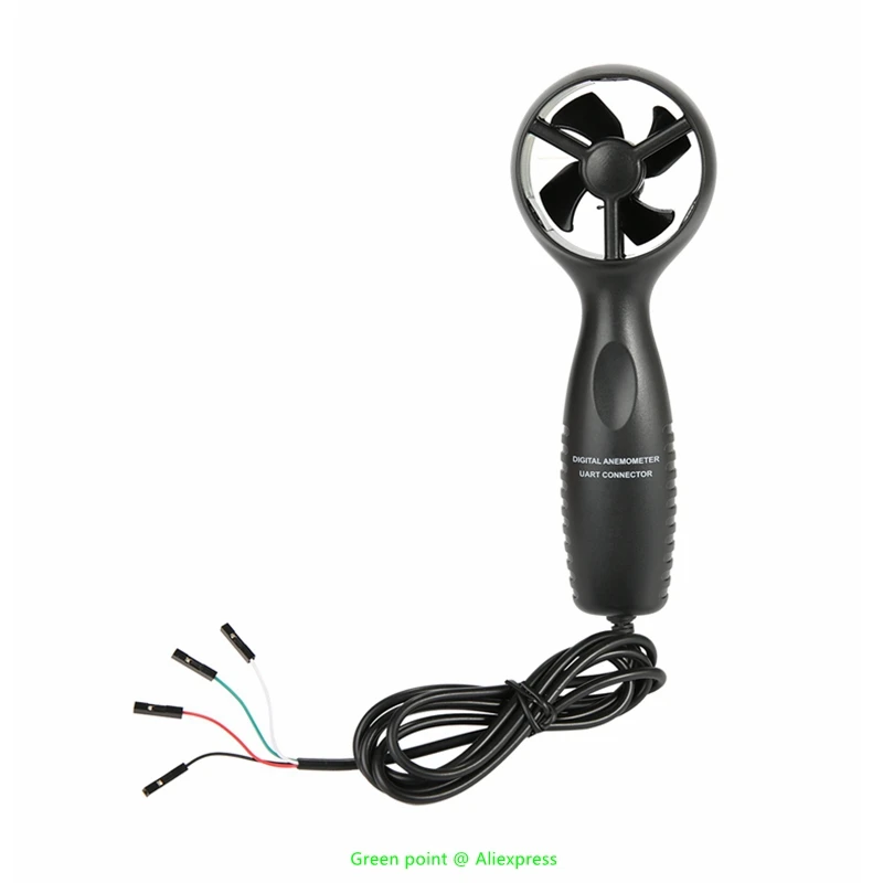 Anemómetro Digital portátil GM8904, conector estándar UART-10 ℃ ~ 50 ℃, Mini mango de hoja de viento Universal con clasificación de viento Beaufort, 5 uds.