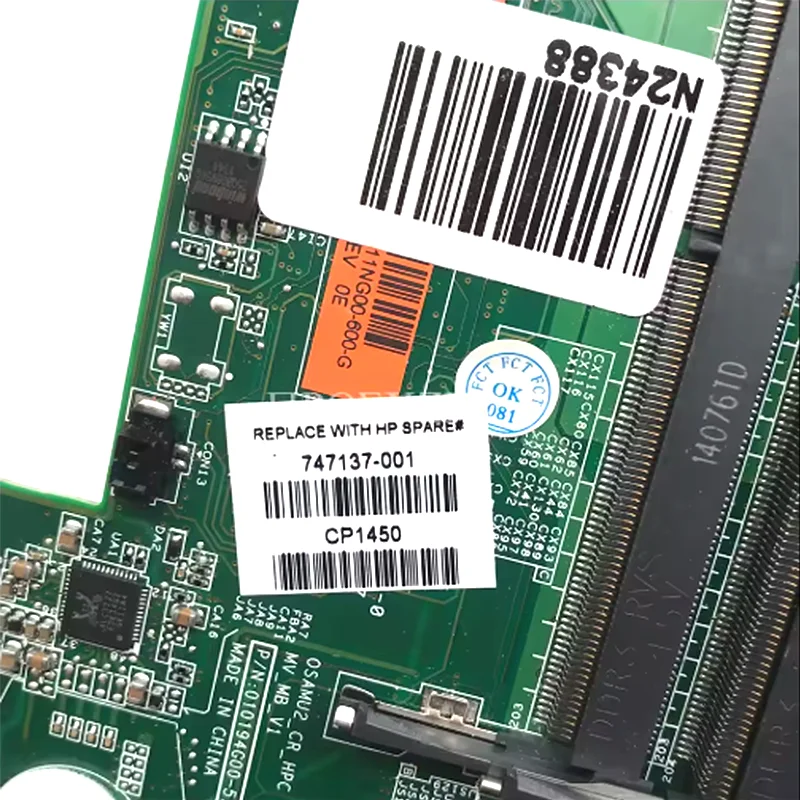 

747137-501 747137-001 747137-601 Высококачественная материнская плата для ноутбука 250 G2 15-D 14-D с SLJ8E HM76, 100% полное тестирование