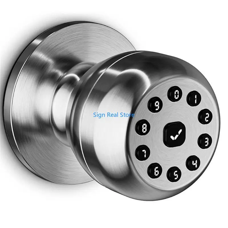 Porta anteriore Knob Intelligent Lock Lock Lock Keyless Port Lock Knob Intelligent Door With KeyPad Installa 41xB