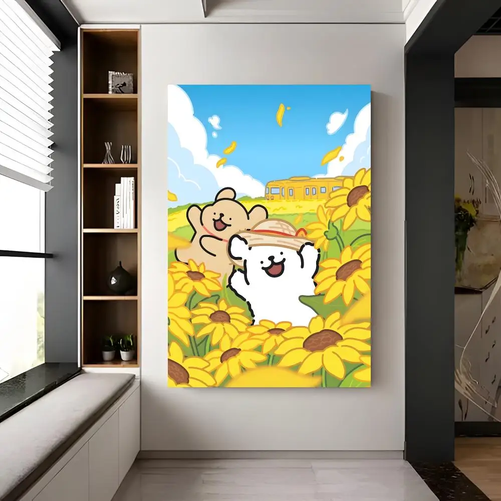 Dog Breed M-maltese Poster Modern Wall Decor Collection for Home Design