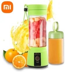 Xiaomi-Mini Espremedor Elétrico Portátil, Liquidificador Recarregável USB, Espremedor De Frutas De Milkshake, Máquina De Suco Multifuncional, Liquidificador Doméstico