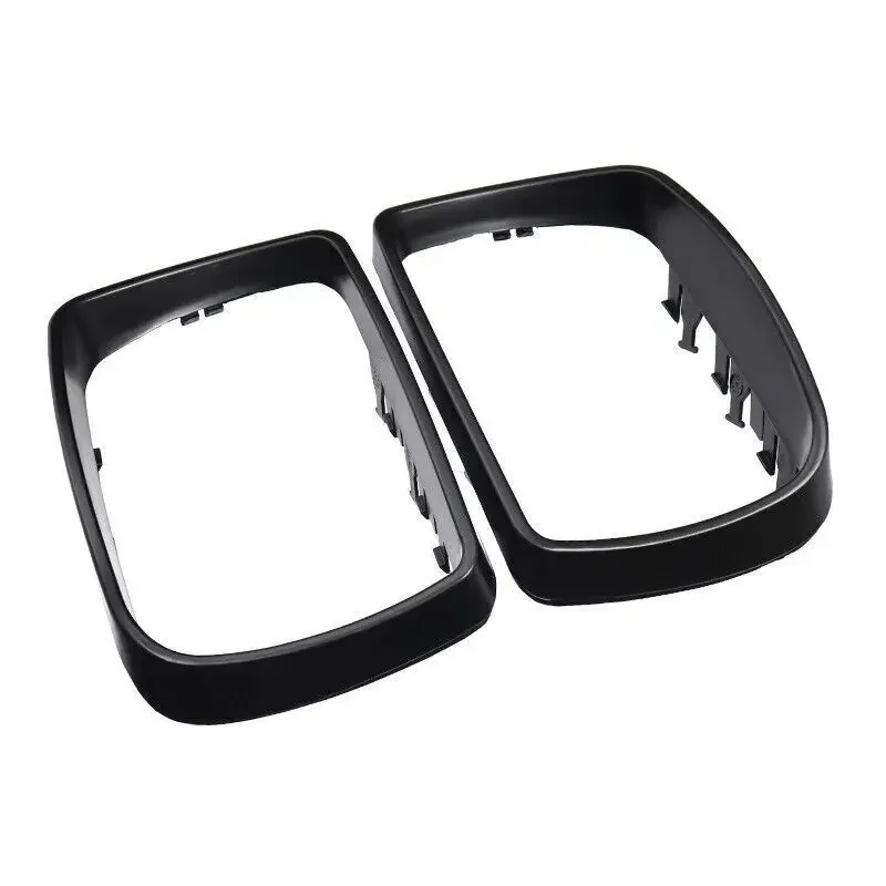 For BMW X5 E53 1999-2006 Left Right Side Car Replace Rearview Mirror Cover Frame Ring Exterior Door Rear View Trim Cap Black view 3