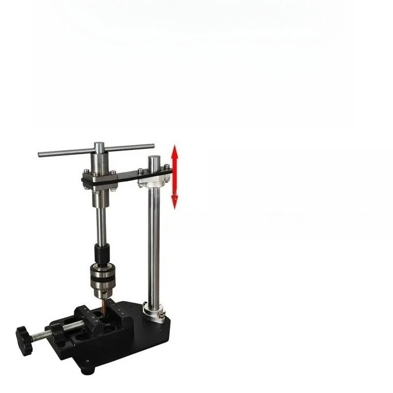 Adjustable Handheld Tapping Tool, Manual Vertical Tap Machine with Dual Bearing Design
