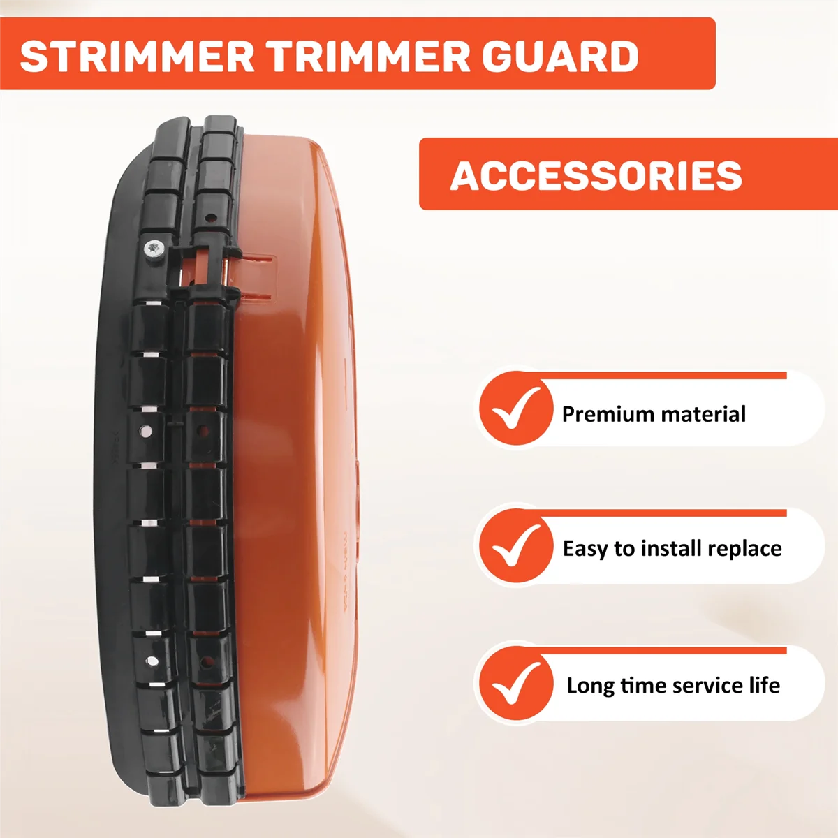 #72R FS120 Trimmer Guard Fits for STIHL FS110 FS130,Replaces 4119 007 1013,for STIHL FS110 FS120 FS130,(plastic)