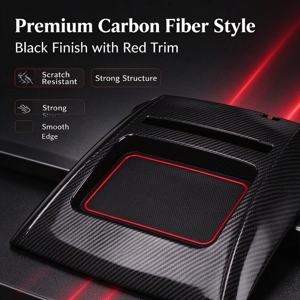 Suporte de Telefone para Painel de Carro com Caixa de Armazenamento para Console Central Multi-Mount para Ford Mustang 2015-2019 Acessórios de Interio