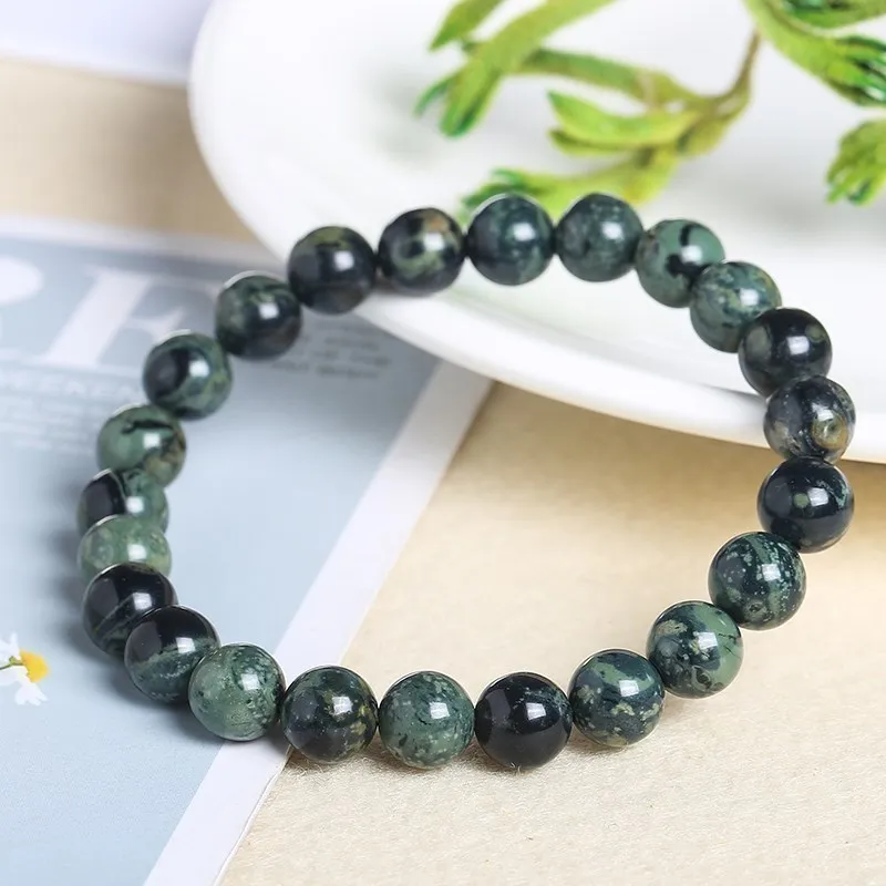 JD Natural Stone New Material Kambaba Jasper Round Loose Beads Bracelet Full Pick Size For DIY Jewelry Making Wholesale