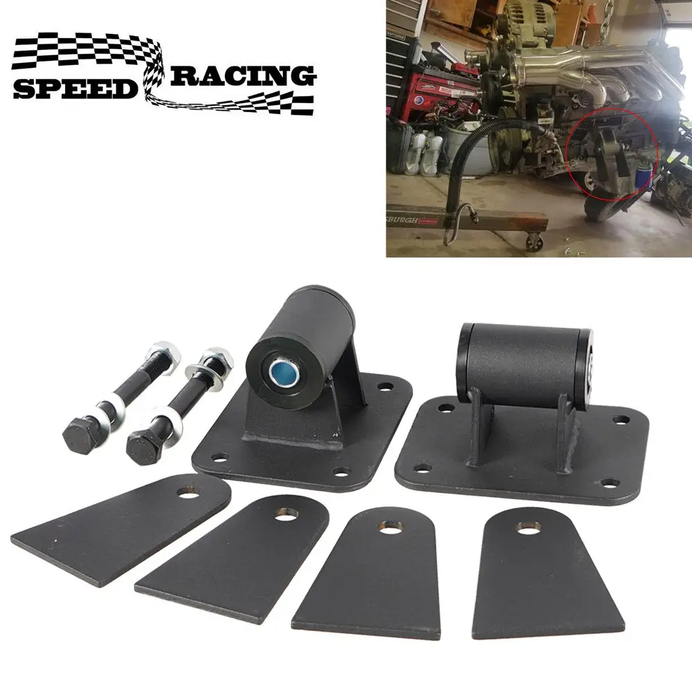 Universal Engine Motor Mounts Conversion Swap Set For Chevrolet Car LS Series LS1, LS2, LS3, LS6, LS7 Street Rods Rock Crawlers