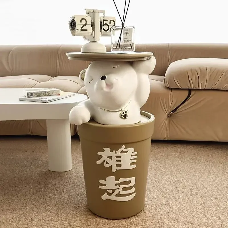 

Cute Bear, Nordic, Storage, Large, Floor, Ornament, High Sense, Light Luxury, TV Cabinet, Art