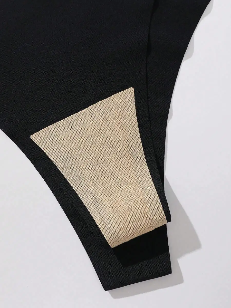 

5 Pairs Seamless Scallop Thongs Women Underwear Comfortable Breathable Ice Silk Contrast Color Panties