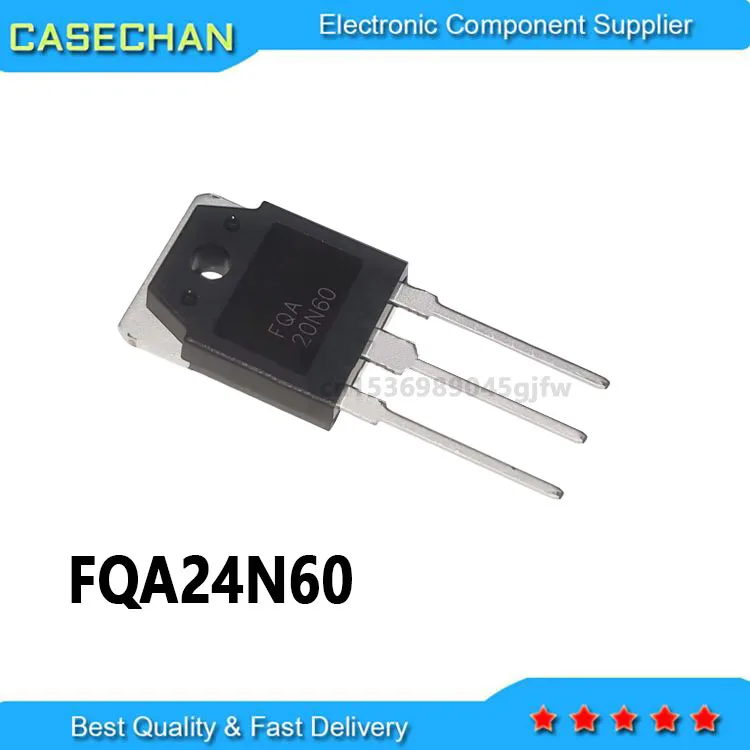 5PCS  FQA24N60 24N60 TO-3P