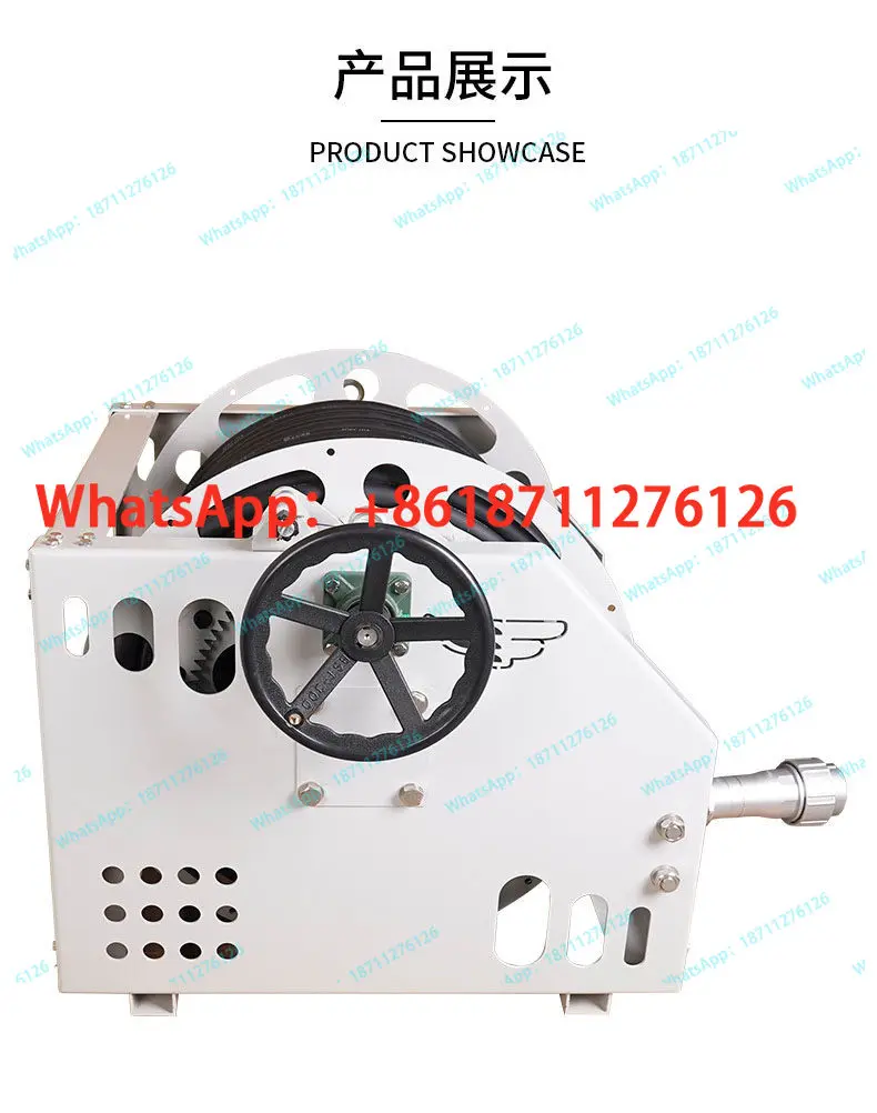 Marine shore power winch cable drum electric winch manual hoist ship shore power system