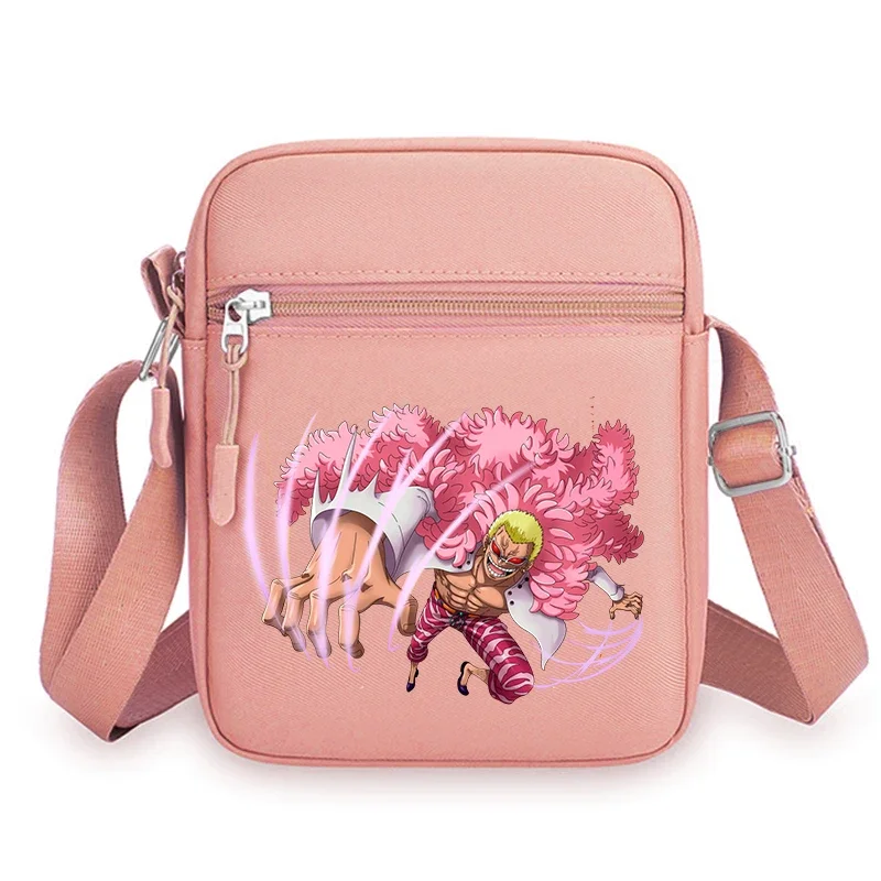 Nuove borse a tracolla con figure di anime dei cartoni animati di un pezzo Rufy Borsa a tracolla cool alla moda di grande capacità Borsa Oxford portatile da esterno