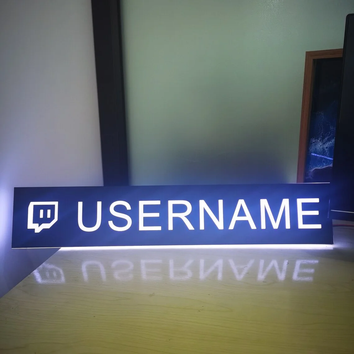 

Gamer Tag Led Neon Sign Custom Gamertag Sign Username Sign Plaque Game Room Led Sign Personalized Gamer Tag Light