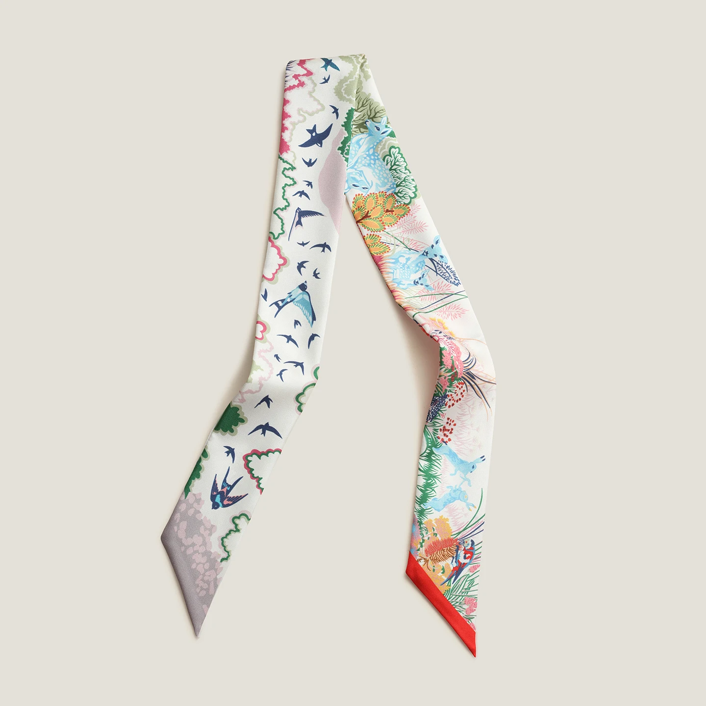 wild-natural-silk-scarf-long-ribbon-women's-fashion-accessory-spring-autumn-seasonal-decorative-thickened-dry-cleaning-required