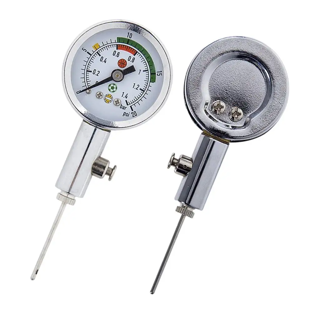 

1pc Soccer Ball Pressure Gauge Air Watch Volleyball Barometers Portable Air Release Valve Inflatable Tools