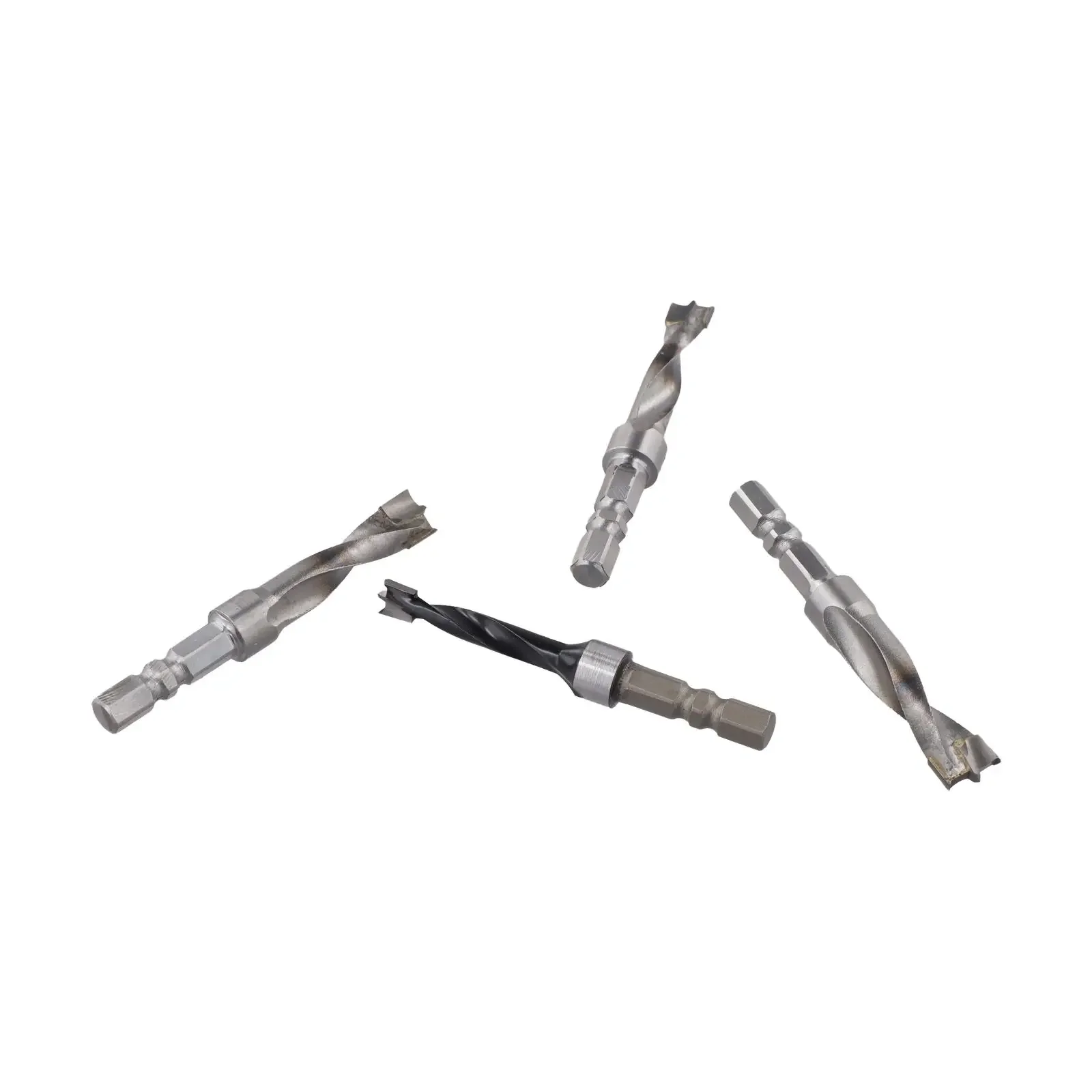 For Woodworking Projects Hex Shank Drill Bit Three-point Drill Bit Forging Design High Hardness Steel For Bench Drill