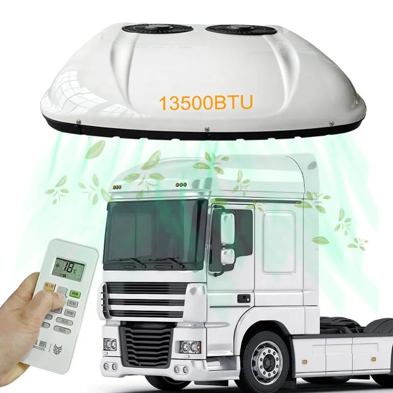 

12/24 Volt Truck AC Unit Rooftop Mounted FUSO UD Truck Simi Heavy Medium Light Overhead All In One Parking Air Conditioner
