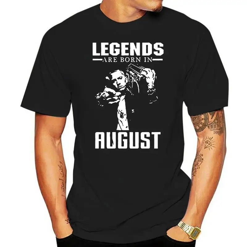 Legends Are Born In August Eminem Tshirts