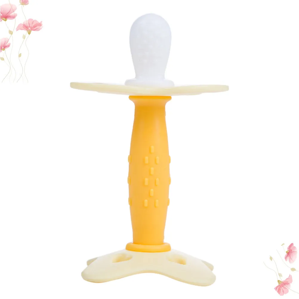 Anneau de dentition pour bébé, durable, couleurs vives, apaisant, anti-étranglement, pour nourrissons et nouveau-nés, outil de mastication pour les molaires, bâtonnet de gel pour soulager les douleurs de dentition