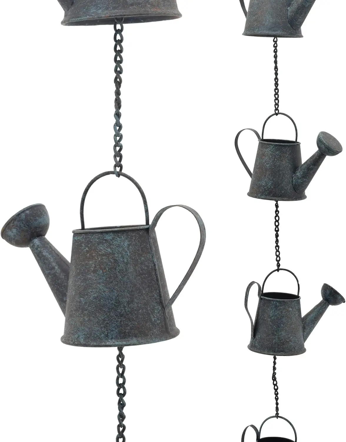 

Декоративная дождевая цепь с колокольчиками для полива сада и украшения на открытом воздухе