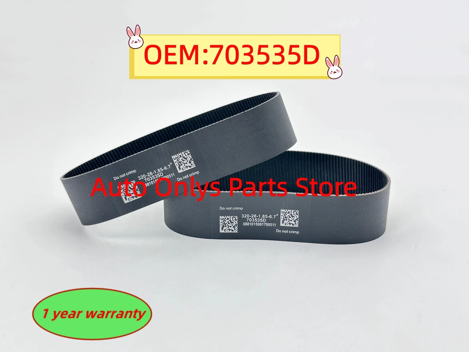 

2 шт., высокое качество 703535D, новый электрический ремень гидроусилителя рулевого управления для Mercedes Benz C-Class W205 Sprinter 9074609801 2054604201